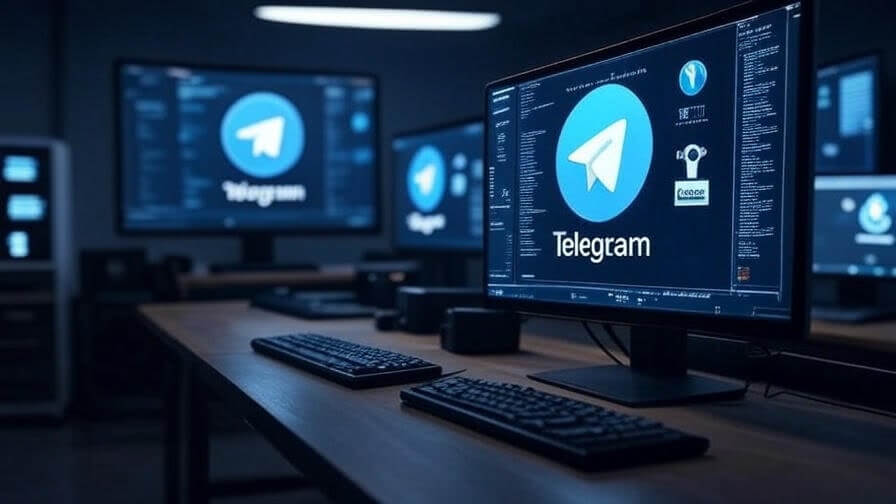 Multi-écrans avec Telegram Premium et statistiques